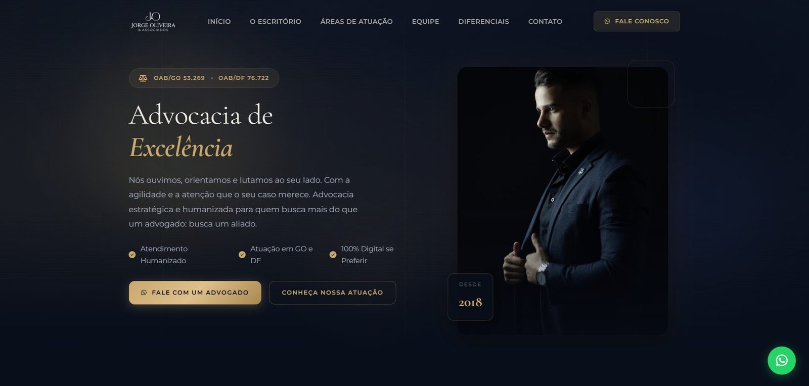 Site Advocacia de Excelência