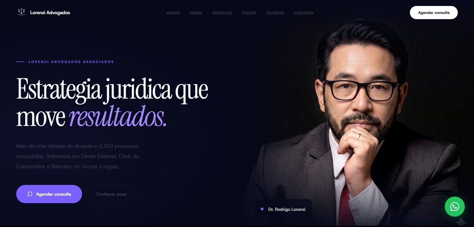 Site Lorenzi Advogados