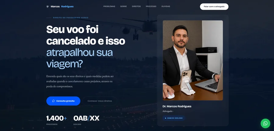 Landing page Filippi Sites