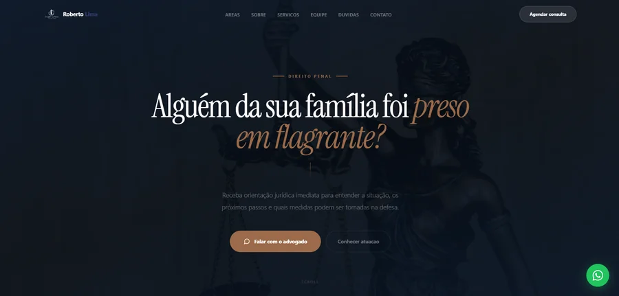 Landing page Filippi Sites